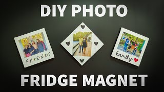 How to make Fridge Magnets at home | Photo Fridge Magnet | DIY Fridge Magnet