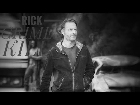 Rick grimes kills human and Walker
