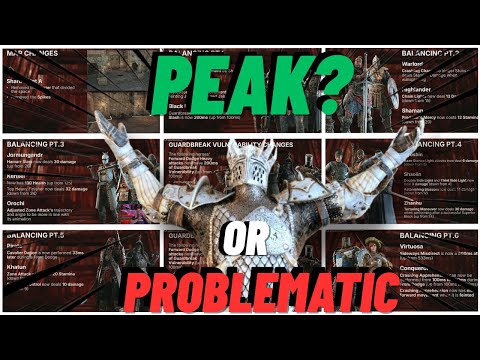 For Honors BIGGEST Patch Since 2017 Is It PEAK? Or PROBLEMATIC...