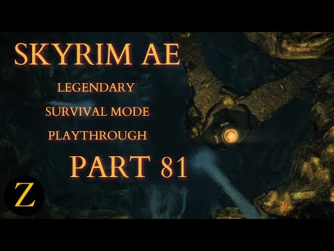 Skyrim Anniversary Edition / Legendary Difficulty Survival Mode Part 81 - Now That's An Entrance