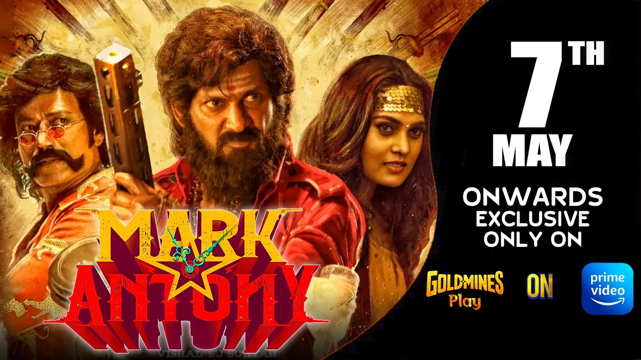 Watch Mark Antony (Hindi) From 7th May Onwards Only On #GoldminesPlay On #PrimeVideo