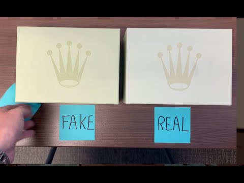 How to Spot a #FakeRolex box!   Learning #Rolex