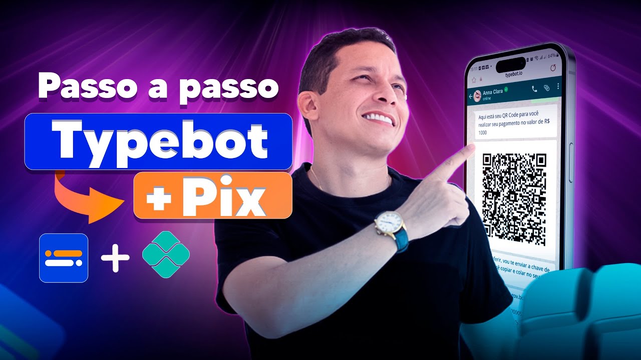 Typebot + Pix QrCode, Pix Copia e Cola, Pix Link Checkout