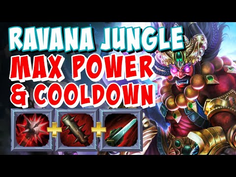 MAX POWER & COOLDOWN JUNGLE RAVANA GAMEPLAY SMITE SEASON 9 CONQUEST