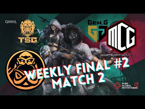 AGAIN EPIC GAME from TSG vs ENCE MCG GEN.G Game 2 Weekly Final #2 HIGHLIGHT - PGI.S 2021 PUBG