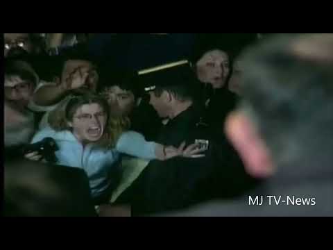 TV NEWS Michael Jackson in Cannes 1997 Premiere Ghosts