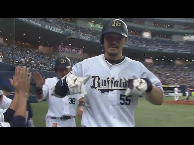 【6回裏】バファローズ・T-岡田 29打席ぶりのヒットは同点2ランホームラン!! 2017/9/26 Bs-F