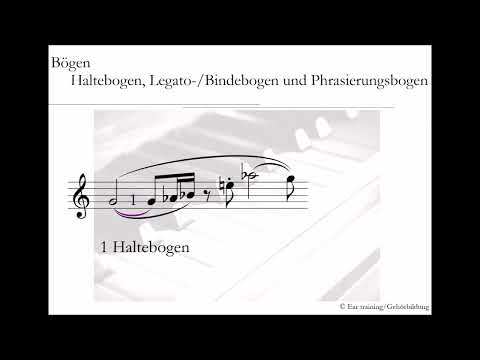 Haltebogen, Legatobogen bzw. Bindebogen und Phrasierungsbogen | Fragestunde