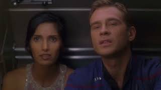 Princess Kaitaama and Commander Tucker In An Escape Pod