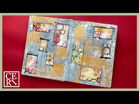 My First Completed Art Journal Flip through