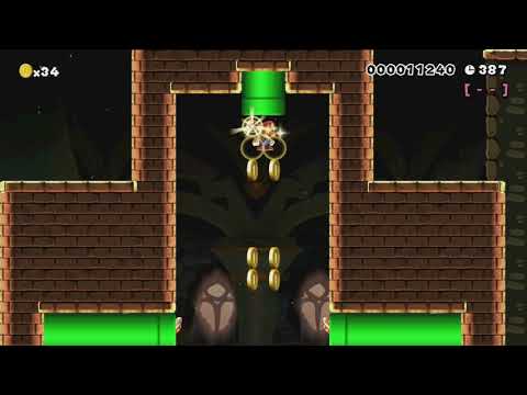 Bowser's Flying Fortress #RyuSMM by Kruhl S. - Super Mario Maker - No Commentary 1br
