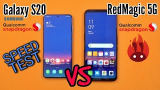 Samsung Galaxy S20 VS ZTE nubia Red Magic 5G - Speed Test