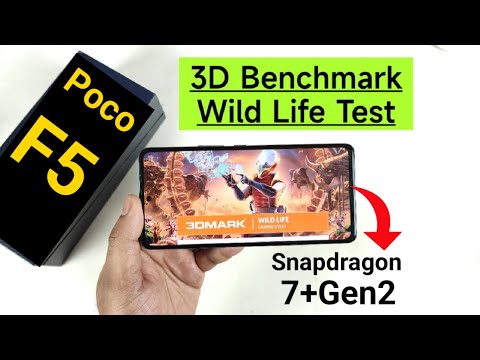 Poco F5 3D Benchmark Wild Life Test Snapdragon 7+Gen2🔥🔥🔥