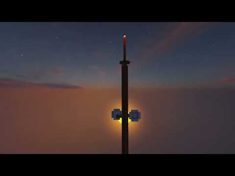 SLENDERMAN - technicforall - Fall - B67 Television Tower in Minecraft [HD]