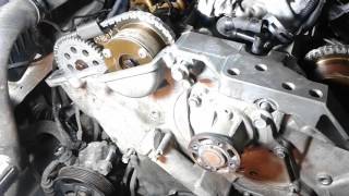 2008 Kia Sorento 3.8L timing chain marks