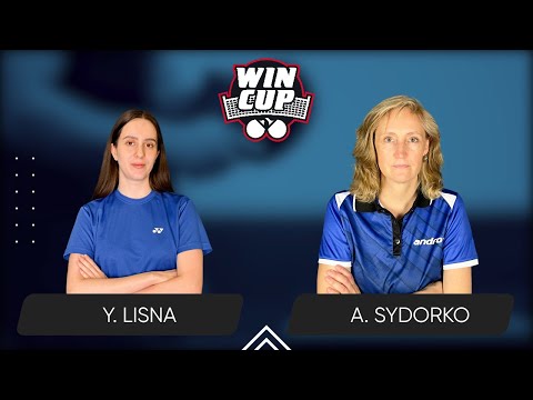 12:45 Yaroslava Lisna - Anzhela Sydorko 30.10.2025 WINCUP Women Master. TABLE 2