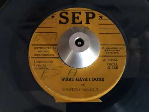 winston samuels - what have i done (sep) clear light blue vinyl