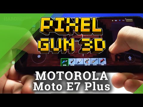 Pixel Gun 3D on MOTOROLA Moto E7 Plus – Gameplay