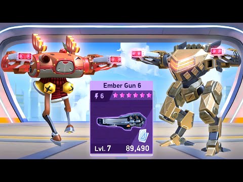 Deadly Power Awaits! 🤫 MD Shadow & Lancer with Ember Gun - Mech Arena