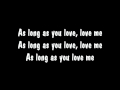 As long as you love me (Cover) - Sam Tsui ...