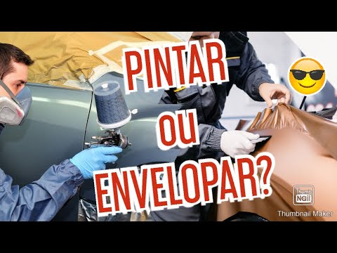 PINTAR OU ENVELOPAR? Compensa envelopar ou pintar meu carro?