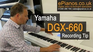 How to layer recordings on the Yamaha DGX-660 | ePianos