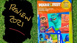 Panini Pixar Fest Sticker Collection Starter Pack ( Review ) 2021