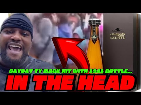 🤕Saydat Ty Mack Billy NYC Club Bottle Incident Caught On Camera 🍾 | NYC Nightlife