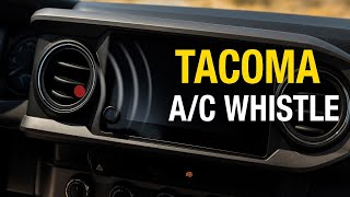 Toyota Tacoma HVAC Whistle? Official TSB & Repair | T-SB-0004-22 (2016–2023)