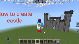 How To Make Castle in Minecraft 1.20 | Castle Tutorial Minecraft Hindi