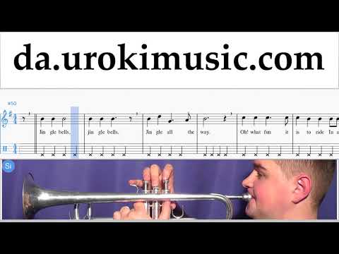 Trompetundervisning Jingle Bells Lektioner Sange um-b246