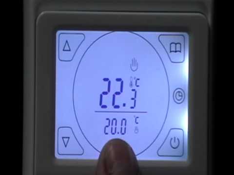 How To Program A TouchScreen Thermostat UFHhq E91