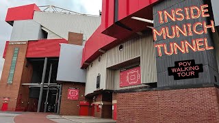 Old Trafford | Walk 360 ~ Theatre of Dreams Walk Around Munich Tunnel & Stretford End