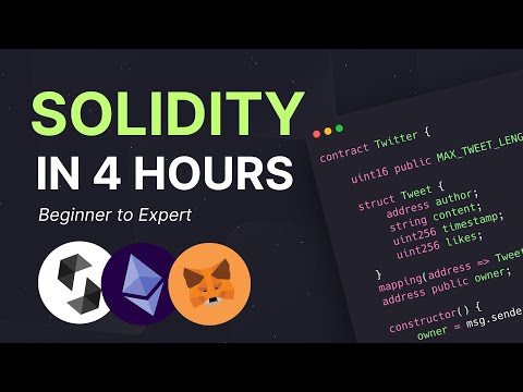 Solidity Tutorial for Beginners - Full Course in 4 Hours (2023)