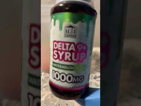 TreHouse delta 9 watermelon felon syrup 🍉