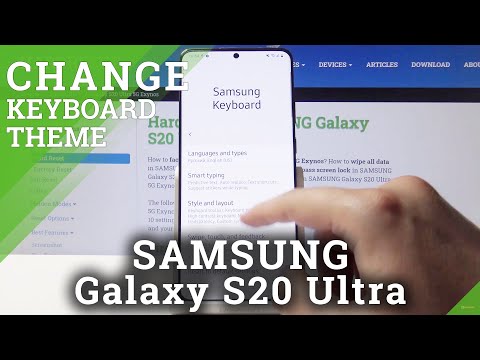 How to Change Keyboard Theme in SAMSUNG Galaxy S20 Ultra – Personalize Keyboard