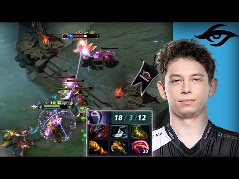 Nisha's Mid Lane Templar Assassin Against Puck | Pro Game Play Dota 2 | Herald Mind