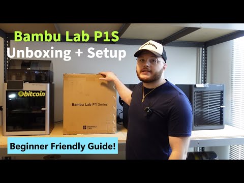 Bambu Lab P1S Unboxing & Setup Made Easy (Step-by-Step Beginner Friendly Guide)