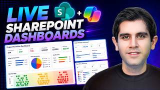 Build LIVE SharePoint Dashboards with Copilot