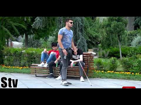 Blindman Peeing in Public Prank