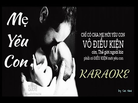 [KARAOKE] Mẹ Yêu Con - Anh Thơ | Beat Chuẩn