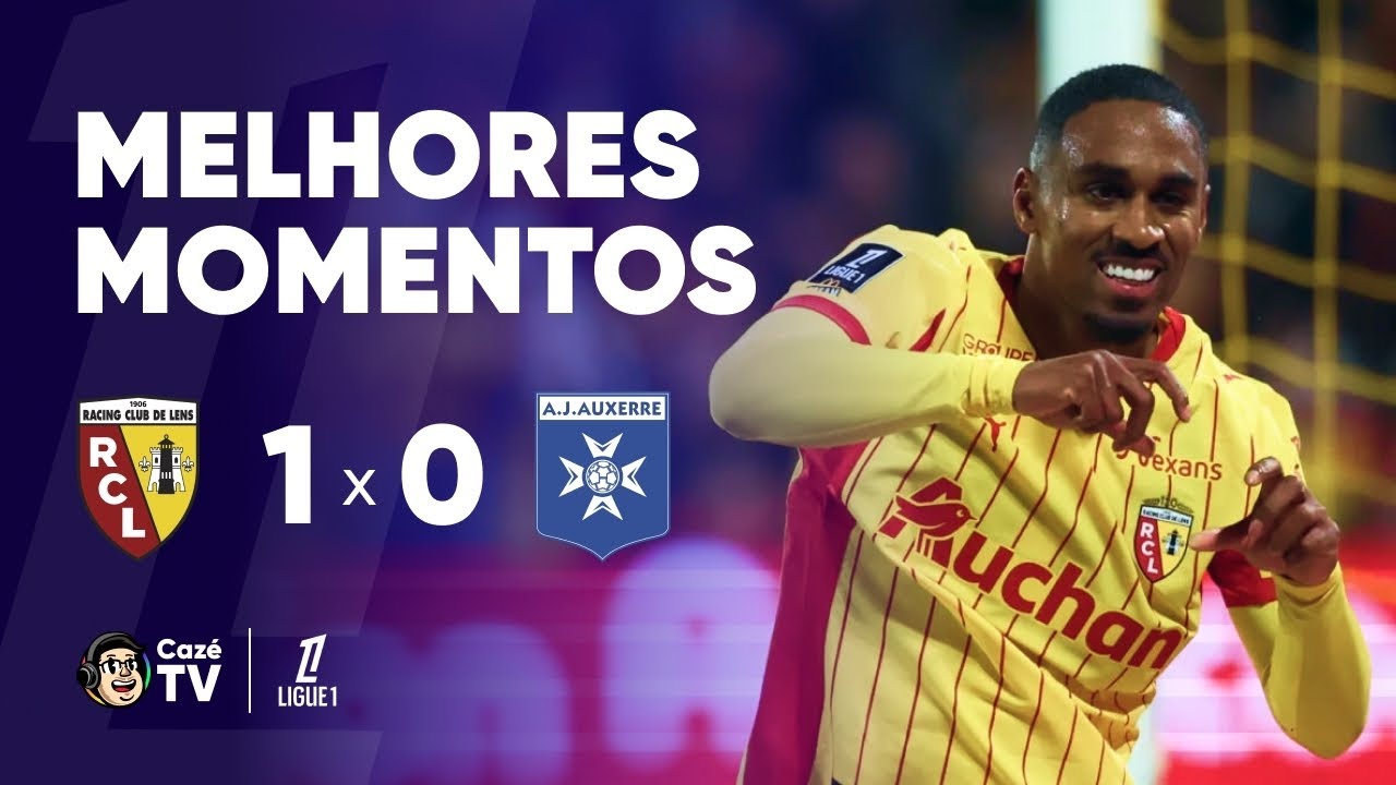 MELHORES MOMENTOS: LENS 1 X 0 AUXERRE | LIGUE 1 2026 | 18ª RODADA