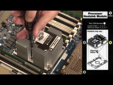 Lenovo ThinkSystem SR550 - Processor and Heat Sink Installation