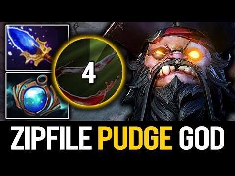 Pudge -THE TRUE BEAST!!! Zipfile Pudge Doesn't Leave Enemies An Escape | Pudge Official