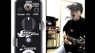 Video thumbnail for Donner Giant Metal Pedal Test -Donner ジャイアントメタル・ペダルTest ！！ by audrey123talks