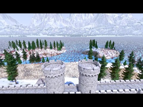 Winter Soldiers Surrounded by 1 Million Werewolves - Ultimate Epic Battle Simulator 2