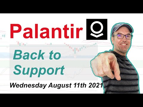 Palantir (PLTR) Back to support  -  Technical Stock Analysis August 11th  2021