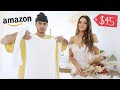 Trying Wedding Dresses From Amazon My Husband Rates Them