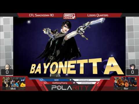 CFL Smackdown 110 WiiU - Riot (Bayonetta) vs Mugi (Corrin) - Losers Quarters