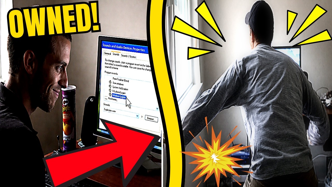 Funny Computer Scare Prank